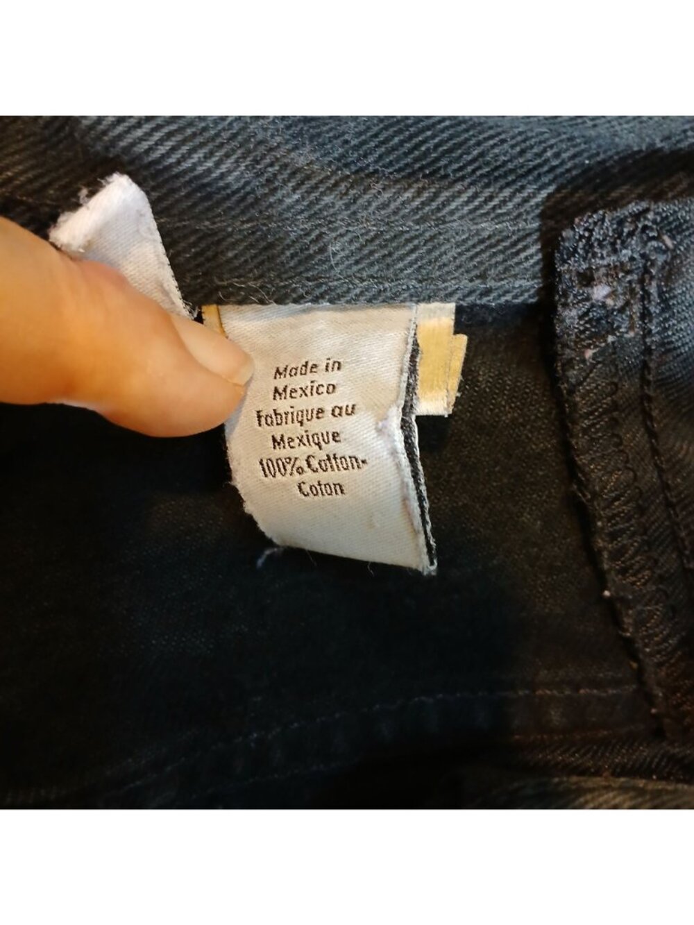 Ck Calvin Klein Jeans Mens Size 34 x 31 Black Broke In Look Feel #T-10 - Picture 10 of 12